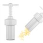 Tredoni Vis Presse-Ail 3x6cm - Hachoir Broyeur d'Ail en Plastique