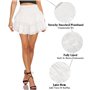 Ourlet en dentelle blanche