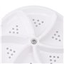 keshow Laveuse à Turbine Portable 60W Abs USB Pise Type de Tour Penchée Mini Laveuse à Ultrasons pour Vêtements sous-vêtements