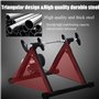 lwjunmm Entraîneur de vélo Stationnaire,Home Trainer pour vélo Support entraînement vélo Magnétique Pliable Réglable pour Roues 