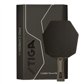 STIGA Raquette de Tennis de Table Cybershape Pro Carbon+