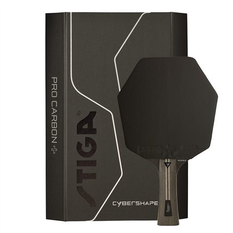 STIGA Raquette de Tennis de Table Cybershape Pro Carbon+