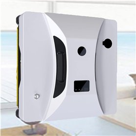 RayGenius Robot Nettoyeur De Vitres Lave-Vitres éLectrique RéServoir d'eau 40ml Auto Spray Smart Glasses Cleaning Wiper Remote C
