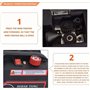 18,5 V Automatique Rebar Machine Bâtiment Machine à attacher Machine Renquez en acier 4-45 mm avec 2 batteries de pack pour les 