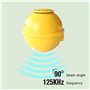 QHMCD-VRJXJD Sonar sans fil Rechargeable pour la pêche, sondeur à écho de profondeur d'eau de 45M, détecteur de poisson Portable