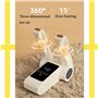 smafoseedding Sèche-chaussures électrique pour la maison intelligente, équipé de deux serviettes de nettoyage pour chaussures, t