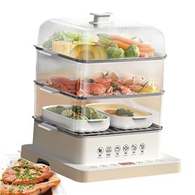 forplubossmmp Cuiseur Vapeur 3 Couches/40 L