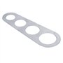 Règle à Spaghetti Règle de Mesure Outil de Mesure 1 Pc Ustensile Règle à 4 Portions Mesure Instrument de Mesure Outil Outil Inst