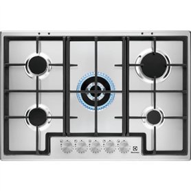 EGS75362X Plaque de cuisson 5 feux à gaz 75 cm en acier inoxydable