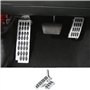 QUTALP Un ensemble de pédales de repose-pieds de frein rehaussées, couvre-pédale de voiture, accessoires de voiture, for Jeep, W