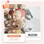 CAKEEYUM Tube de Stockage d'animaux en Peluche 51x11 Pouces Rangement de Jouets Pet Transparent Zoo Animal en Peluche Rangement 