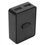 LenTLy Commutateur KVM USB, Bidirectionnel 2 en 1 Sortie Voyants LED Sélecteur de Commutateur USB 3.0 Portable Plug and Play pou
