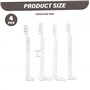 Pick de peigne, jeu de coiffure verrouillage peigne dents en métal 4 pièces, outil cueillette verrouillage portable réutilisable