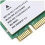 Carte WiFi AX210HMW, Module sans Fil Wi-FI 6E 5374M Extensible Jusqu'à 6 GHz MU-MIMO Carte Réseau Interne Tri-Bande avec Bluetoo