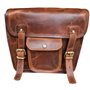 Sac latéral en Cuir Bleu américain