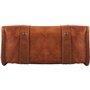 american blue Sacoche de guidon en cuir marron pour selle et moto - Sac à outils de vélo - Sac d'accessoires de voyage en cuir (