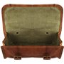 american blue Sacoche de guidon en cuir marron pour selle et moto - Sac à outils de vélo - Sac d'accessoires de voyage en cuir (