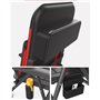 SOBOLON Chaise de pêche Chaise de pêche siège Portable inclinable Multifonctionnel avec Oreiller et Jambes relevables Camping Ch