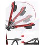 SOBOLON Chaise de pêche Chaise de pêche siège Portable inclinable Multifonctionnel avec Oreiller et Jambes relevables Camping Ch
