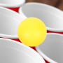 Shanrya Lot de 6 balles de Jeu en PVC - Décoration de Jeu pour la Maison - Accessoire de Raquette de Plage en Plein air (Rouge, 