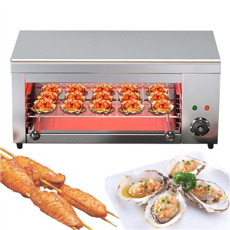 Four à Salamandre éLectrique 2000 W - Grille RéGlable