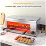 Gril à Steak éLectrique 2000 W, Appareil à Fondre Le Fromage En Acier Inoxydable - Plaque De Cuisson Automatique Pour Poissons E
