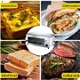 Gril à Steak éLectrique 2000 W, Appareil à Fondre Le Fromage En Acier Inoxydable - Plaque De Cuisson Automatique Pour Poissons E