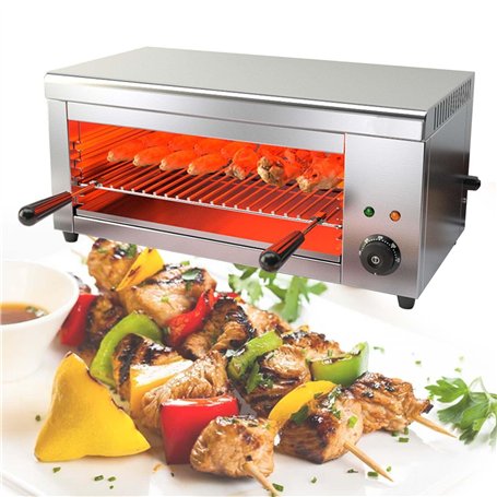 Four Salamandre éLectrique - Cuiseur à Steak 2000 W En Acier Inoxydable