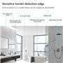 HENGCMM Robot Lave-vitres, Robot électrique pour Nettoyage de fenêtre avec télécommande, Lave-vitres avec réservoir d'eau, téléc
