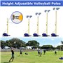 support de volley-ball robuste avec