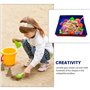 Plateau de Sable Gonflable pour Les activités - Plateau de Sable Amusant Toys sensoriels, Jouets éducatifs pour Enfants