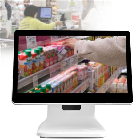 lwjunmm Écran Tactile LCD POS Stand Écran Tactile