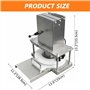 22 cm Diamètre Machine à Pizza Formeuse à Pizza Domestique laminoir en Acier Inoxydable avec poig