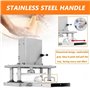 ylpddmm Presse à pâte à Pizza, 22 cm Diamètre Machine à Pizza Formeuse à Pizza Domestique laminoir en Acier Inoxydable avec poig
