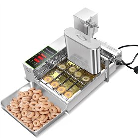 ylpddmm Machine à Beignets Automatique Professionnelle 4 rangées
