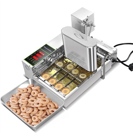 ylpddmm Machine à Beignets Automatique Professionnelle 4 rangées