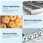 ylpddmm Machine à Beignets Automatique Professionnelle Robuste, friteuse à Beignets avec 4 moules, Mini-Machine à Beignets 4 ran