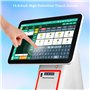 QFGain SystèMes De Point De Vente à éCran Tactile De 15,6 Pouces pour Petites Entreprises, Terminal De Point De Vente pour Resta