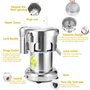 WEIMILOR Extracteur de jus Commercial, Presse-Agrumes en Acier Inoxydable pour Fruits et légumes, centrifugeuse intégrée, ustens
