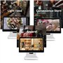 SAIYERUS i3 Système de Point de Vente Caisse Enregistreuse Windows-10 4gb 15,6 Pouces et écran Personnalisé,Moniteur à Écran Tac