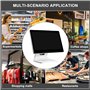 SAIYERUS Terminal de Point de Vente (TPE) pour Petites Entreprises, avec Windows-10 Professionnel, écran Tactile 15,6 Pouces, 4 