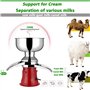 Centrifugeuse éLectrique 50 L/H pour Lait Entier – Obtenez Une Onctuosité Parfaite ! pour Le Beurre, la CrèMe et Le Lait éCréMé 