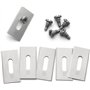 Husqvarna Automower Endurance - Lot de 6 lames avec vis - Trou oblong - Lame de qualité plus durable - Compatible avec tous les 