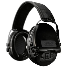 Sordin Pro Casques Antibruit Électroniques à Forte Atténuation 75302-02-G-S - Protection Auditive - Coussins en Gel - Coques d'o