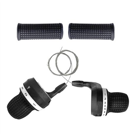 Pesoncarl Twist Twist Grip SHIFTER PORCHE BIKE BRAKE Brake Lever Cycling Derilleur Transmission 1pair 3x7 Vitesse