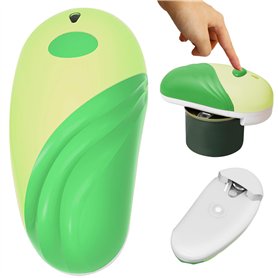 Mskmnkot Ouvre-boîte électrique pour Toute Tailles de canneaux pour Les ouvre-batteuses automatiques sans Aliments sans Main -Ba