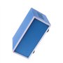 Boîte de jonction bleue rectangulaire en métal Boîtier électronique DIY Boîte de prévention Boîtier d'alimentation Résistant à l