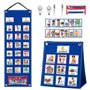 Qivine 2 in 1 Calendrier Visuel pour Enfants