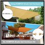 M6 Kit de Fixation pour Voile D'ombrage, Acier Inoxydable Soleil Voile D'ombrage Kit de Fixation pour Triangle et Carré, Rectang