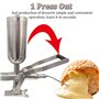 Machine manuelle de remplissage de beignets, injecteur de gelée de 5 L, remplisseuse de churros en acier inoxydable avec 4 tuyau
